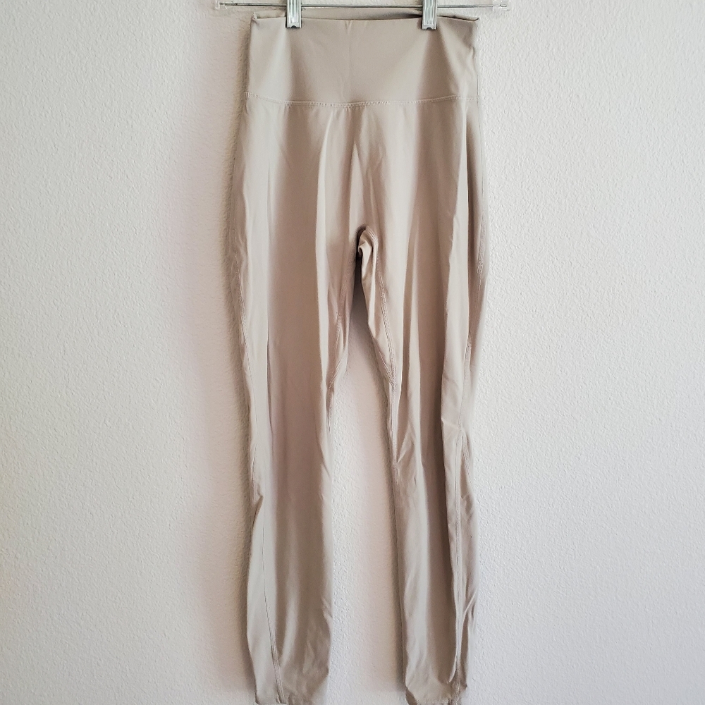 Women's Sand Colored Athletic Leggings